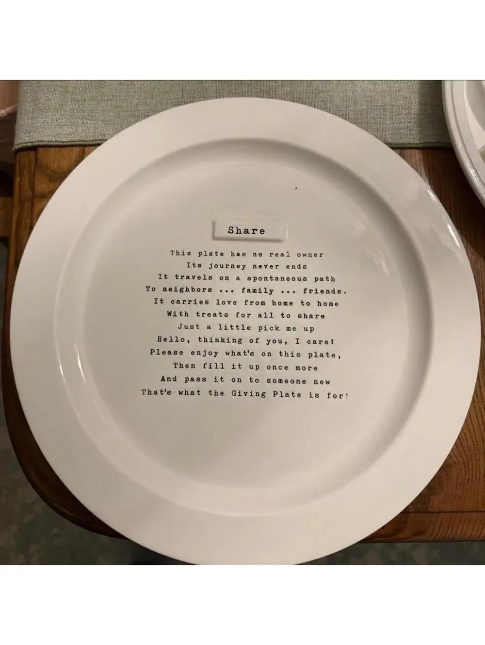 Mud Pie share serving plate platter